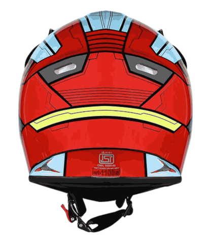 Royal Enfield Motocross Kids Helmet Red