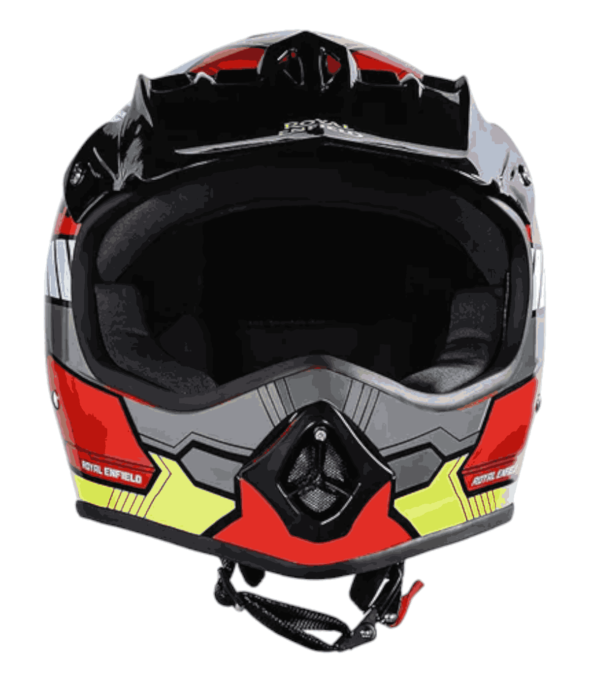 Royal Enfield Motocross Kids Helmet Red
