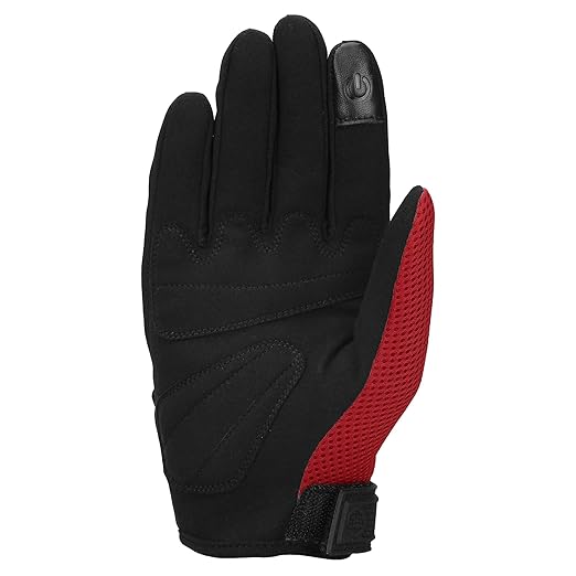 Royal Enfield Rambler V2 Riding Gloves Red & Black
