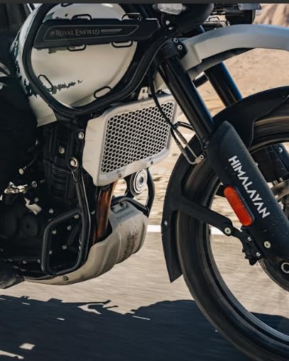 Royal Enfield Silver Radiator Guard For New Himalayan & Guerrilla 450