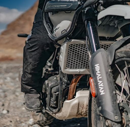 Royal Enfield Silver Radiator Guard For New Himalayan & Guerrilla 450