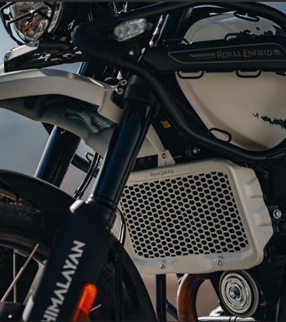 Royal Enfield Silver Radiator Guard For New Himalayan & Guerrilla 450