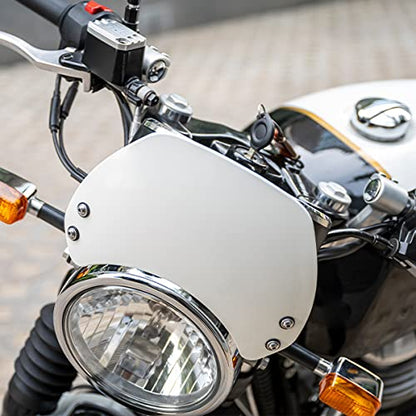 Royal Enfield White Painted Instrument Cowl For Continental GT & Interceptor 650