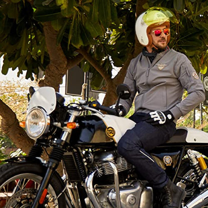 Royal Enfield White Painted Instrument Cowl For Continental GT & Interceptor 650
