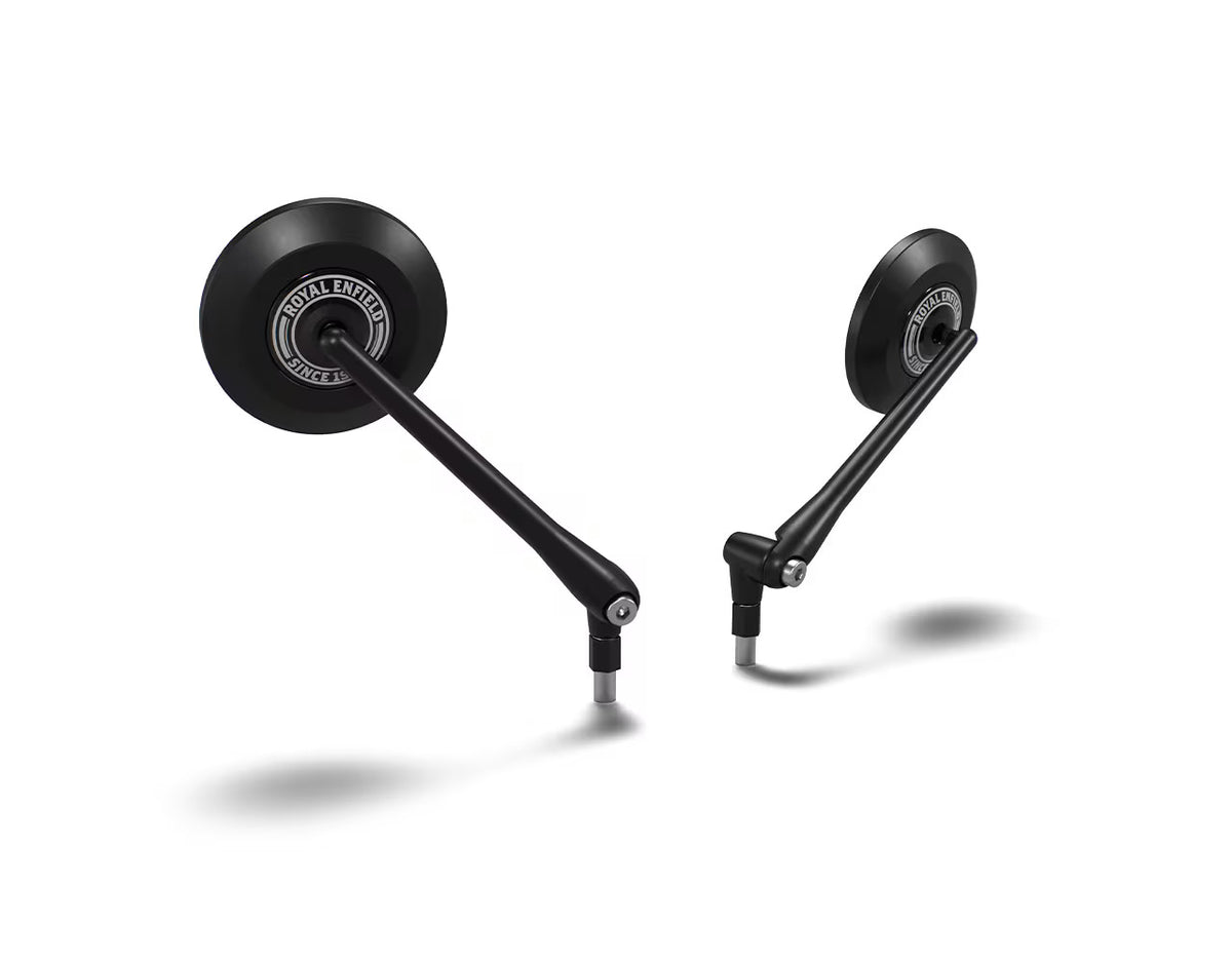 Royal Enfield Black Round Touring Mirror