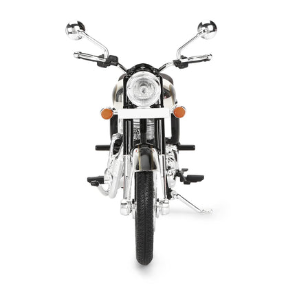 Royal Enfield Classic 350 Scale Model 1:12 Chrome Black