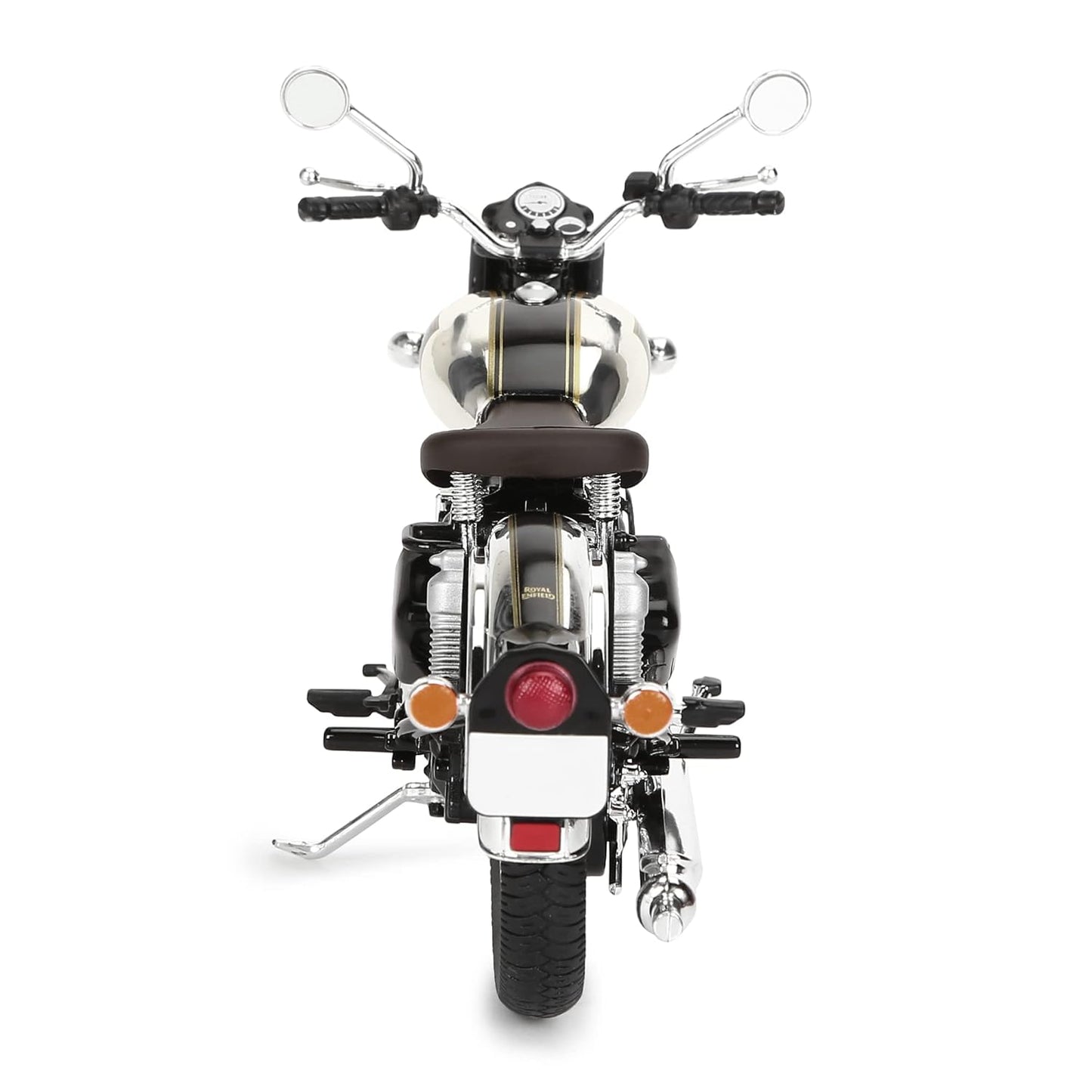 Royal Enfield Classic 350 Scale Model 1:12 Chrome Black