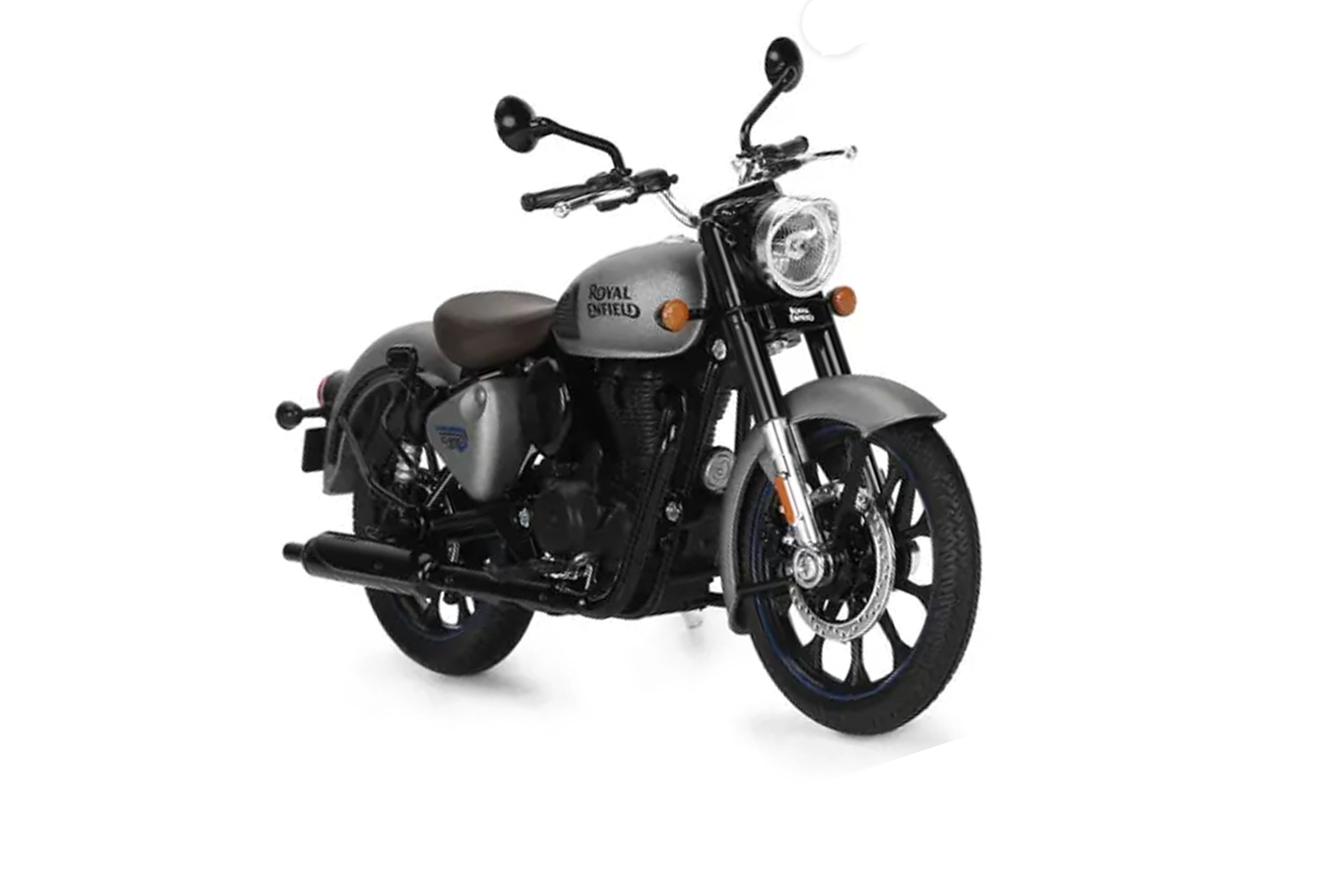 Royal Enfield New Classic 350 Scale Model 1:12 Dark Gunmetal Grey
