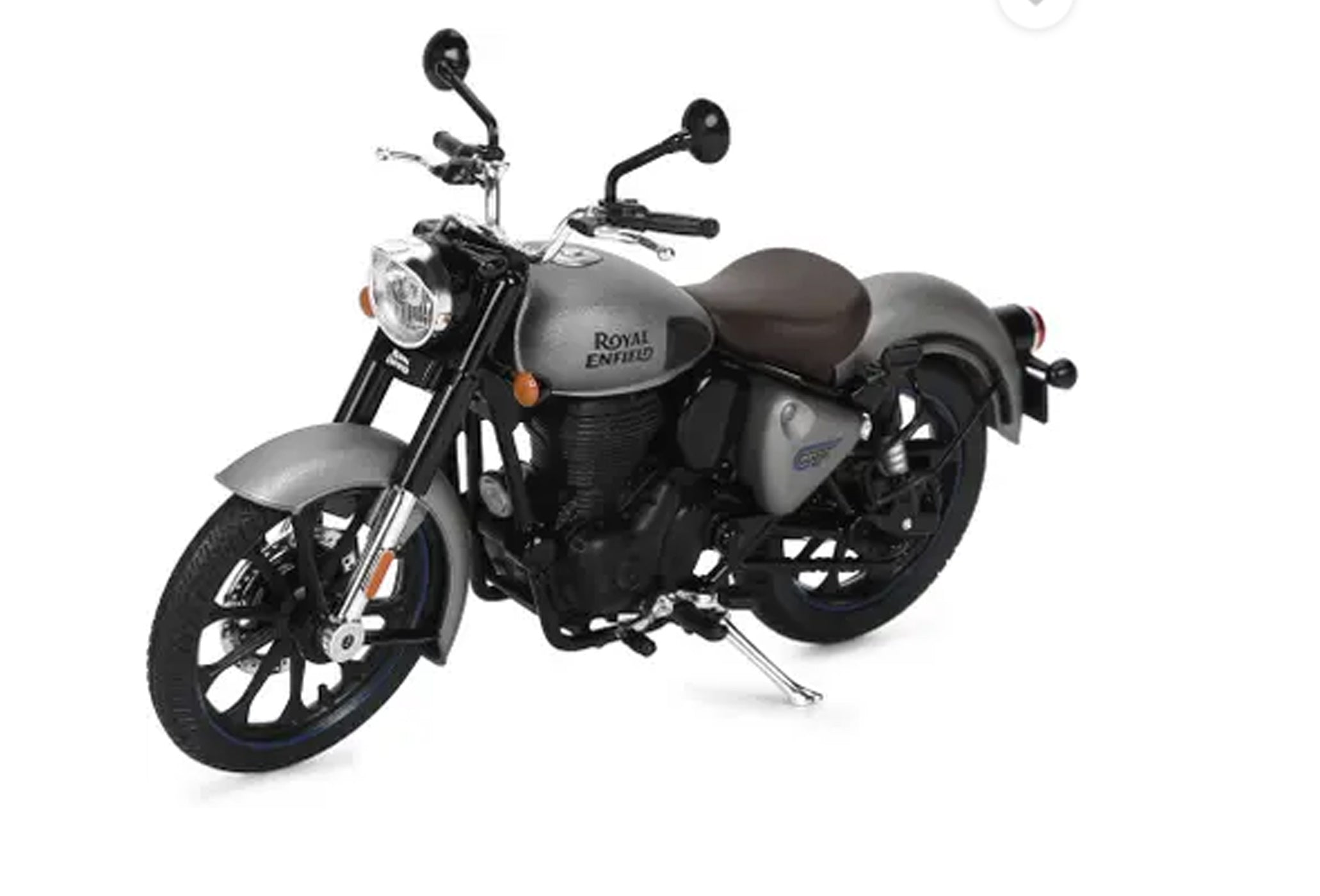 Royal Enfield New Classic 350 Scale Model 1:12 Dark Gunmetal Grey