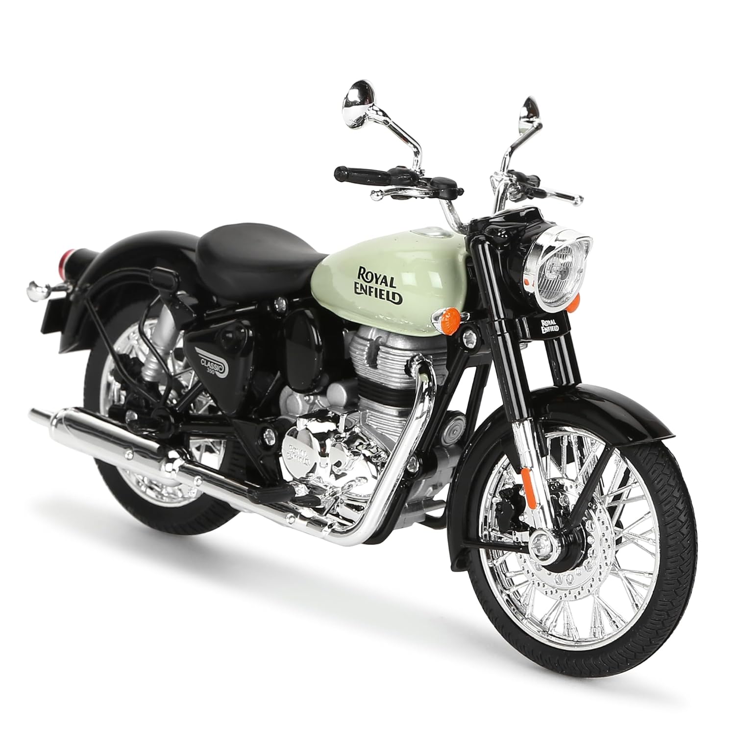 Royal Enfield New Classic 350 Scale Model Redditch Green 1:12