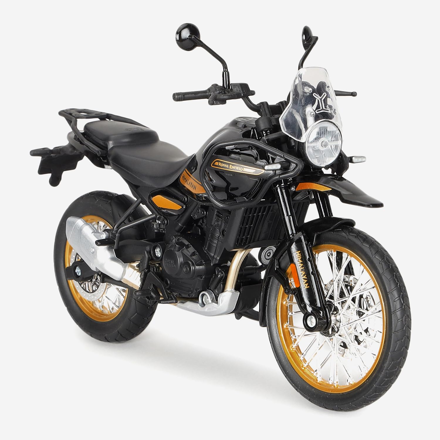 Royal Enfield New Himalayan 450 Kamet White Scale Model Size 1:12