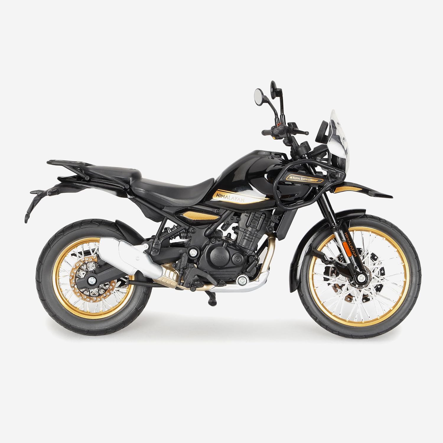 Royal Enfield New Himalayan 450 Kamet White Scale Model Size 1:12