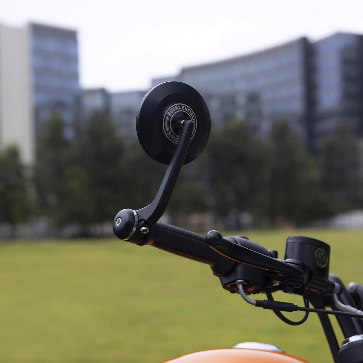 Royal Enfield Round Bar End Mirror For All Models