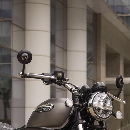 Royal Enfield Round Bar End Mirror For All Models