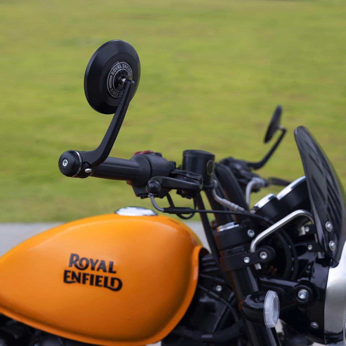 Royal Enfield Round Bar End Mirror For All Models