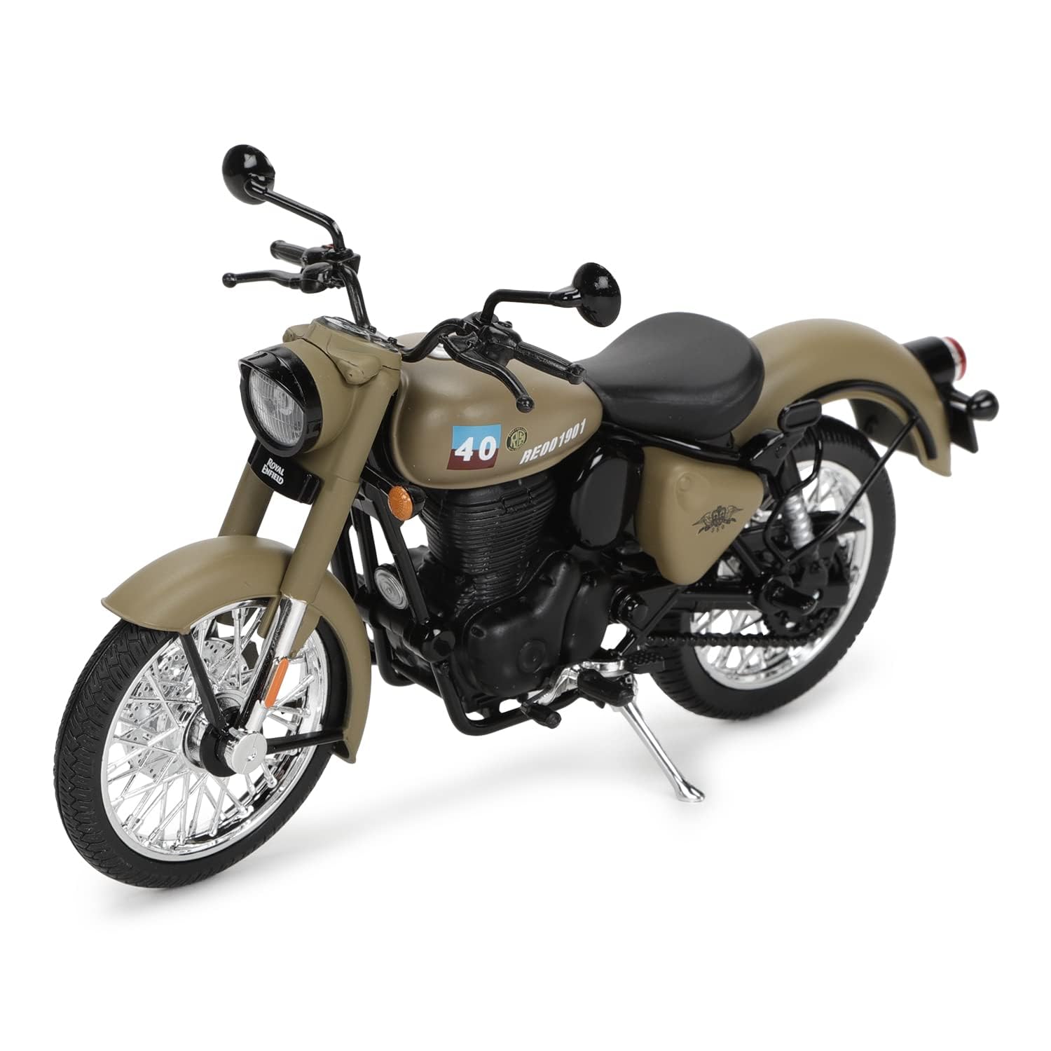 Royal Enfield Scale Model 1:12 Classic 350 Signals Sandstorm