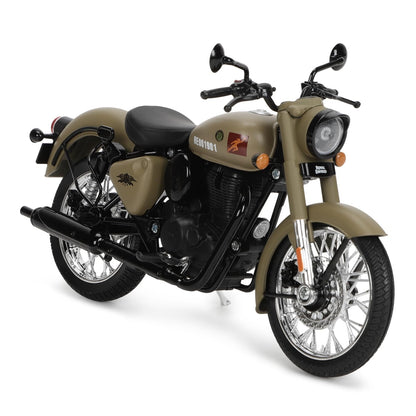 Royal Enfield Scale Model 1:12 Classic 350 Signals Sandstorm