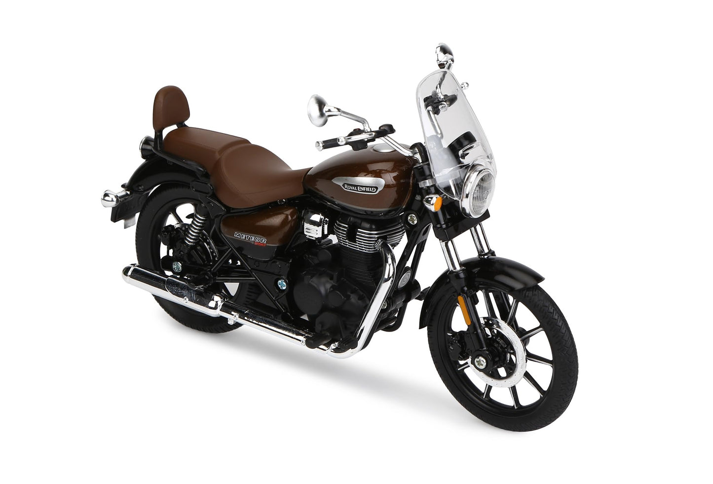 Royal Enfield Scale Model 1:12 Meteor 350 Nebula Brown