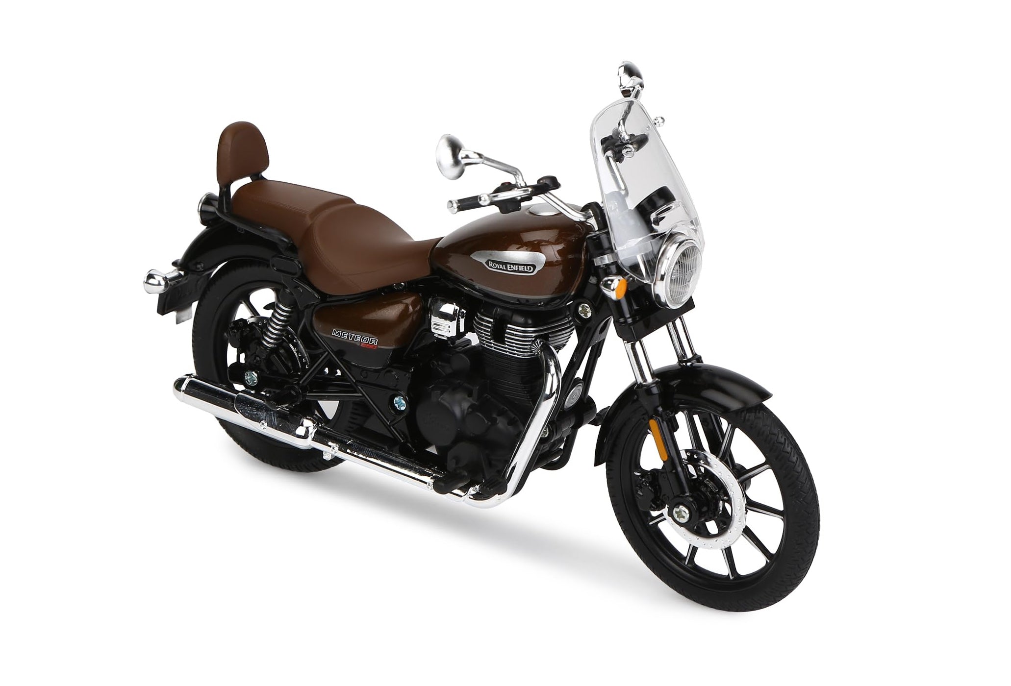 Royal Enfield Scale Model 1:12 Meteor 350 Nebula Brown
