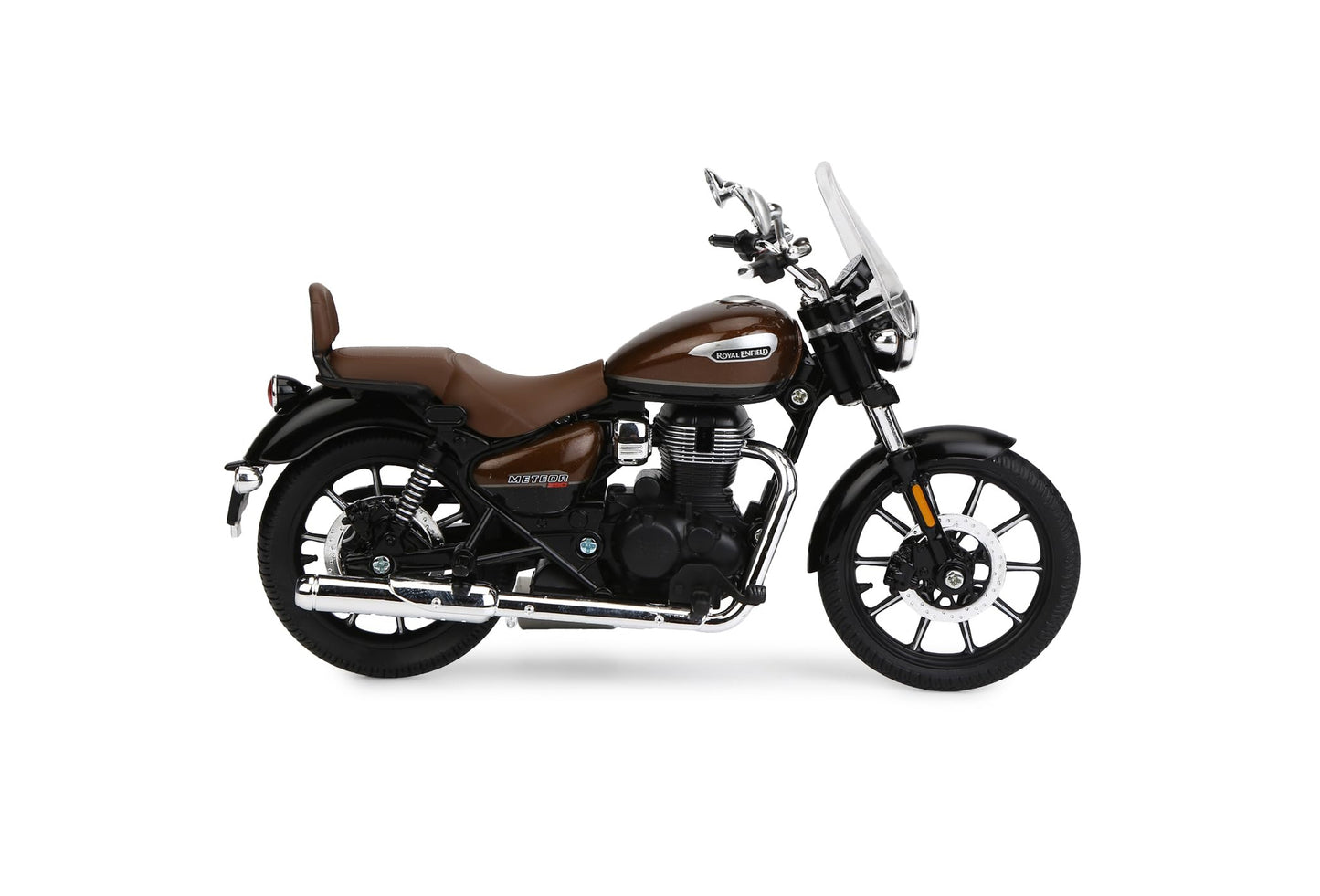 Royal Enfield Scale Model 1:12 Meteor 350 Nebula Brown