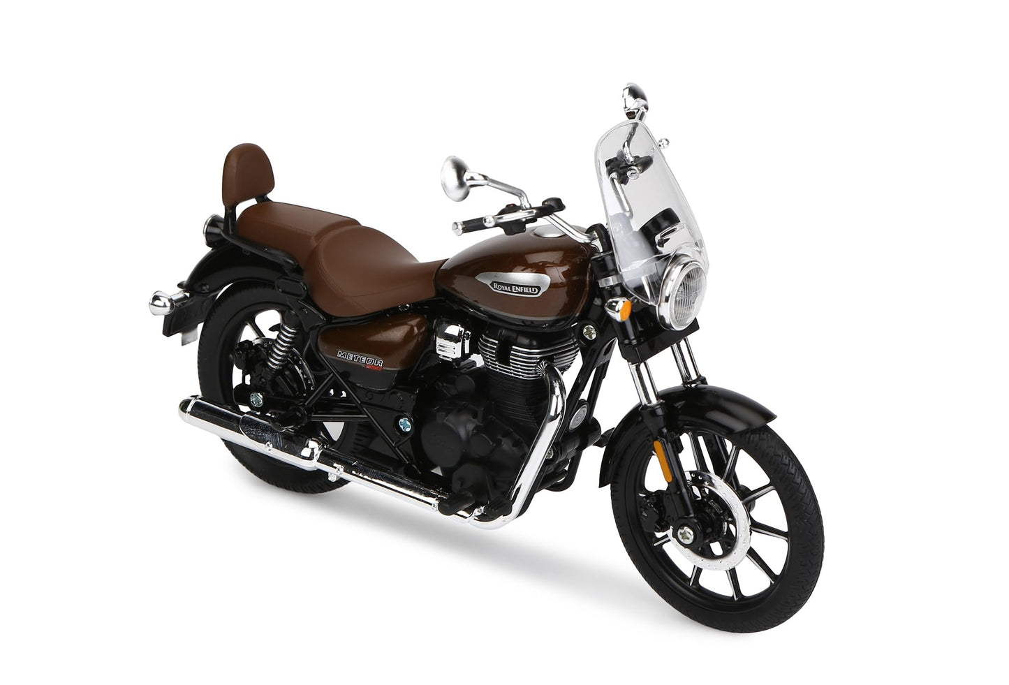 Royal Enfield Scale Model 1:12 Meteor 350 Nebula Brown