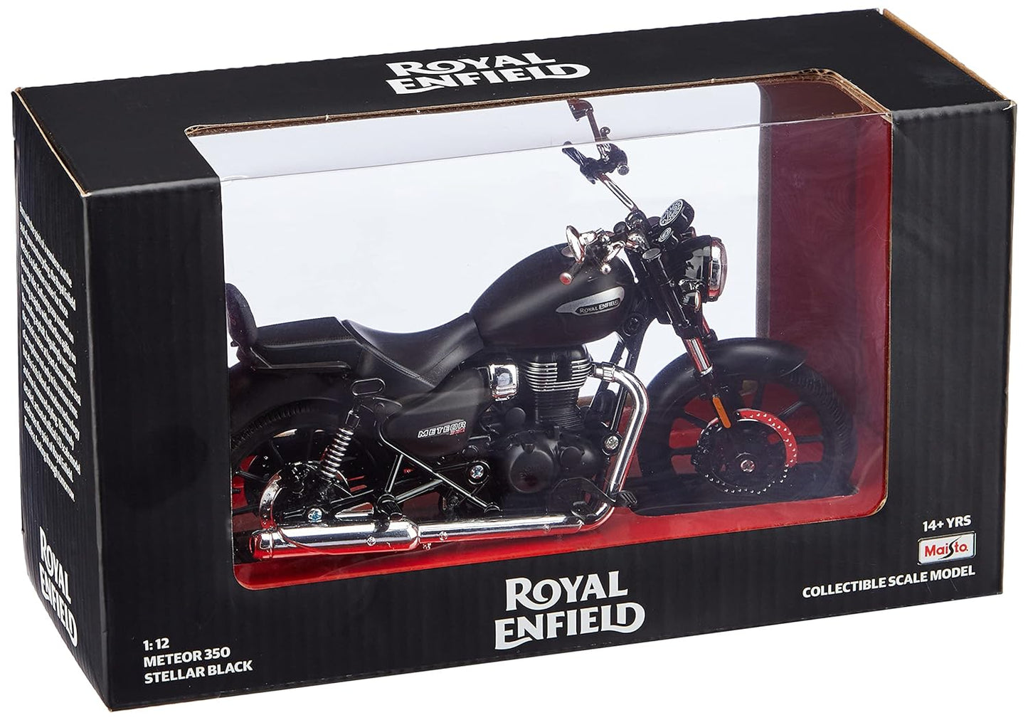 Royal Enfield Scale Model 1:12 Meteor 350 Stellar Black