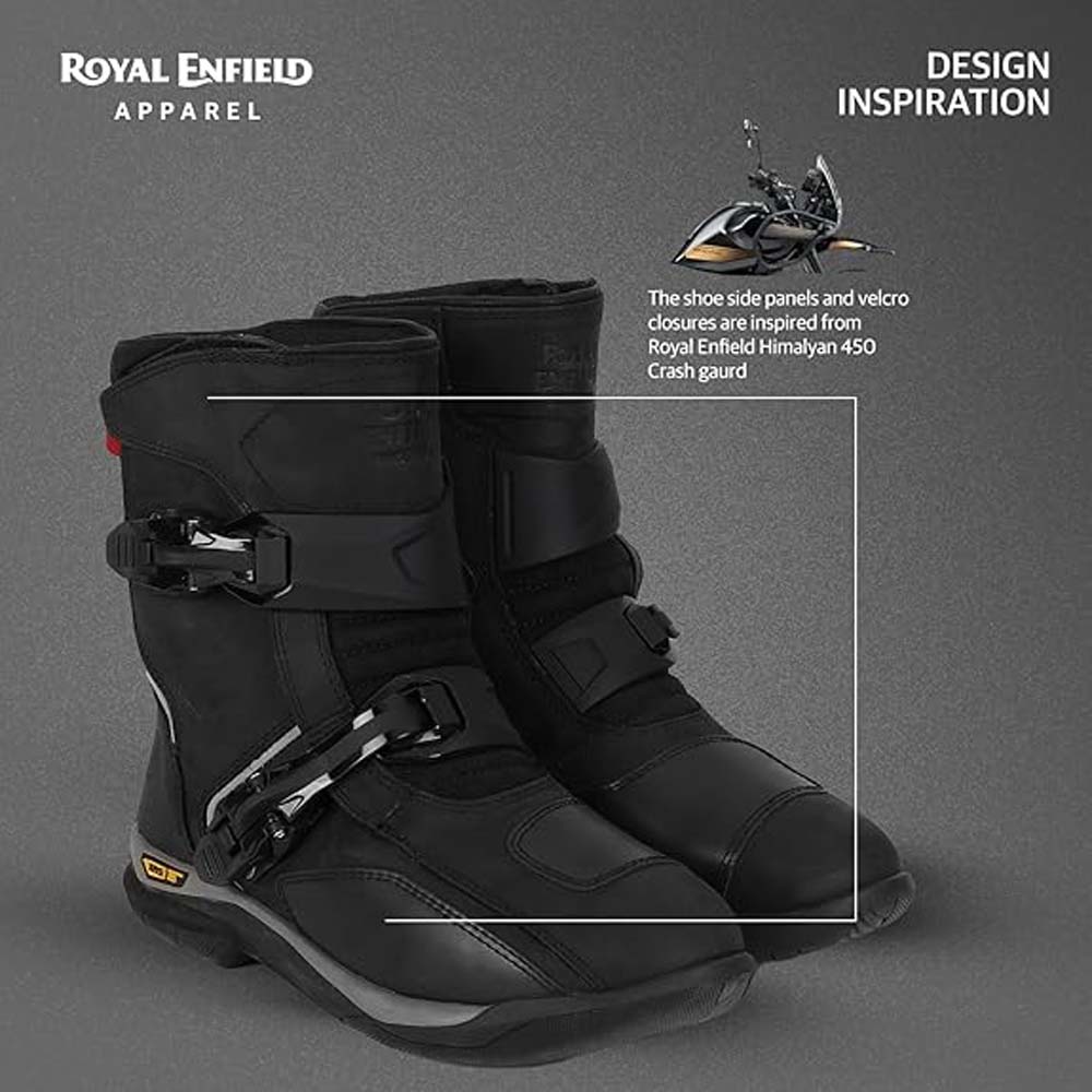 Royal Enfield Wanderer Riding Boots Black