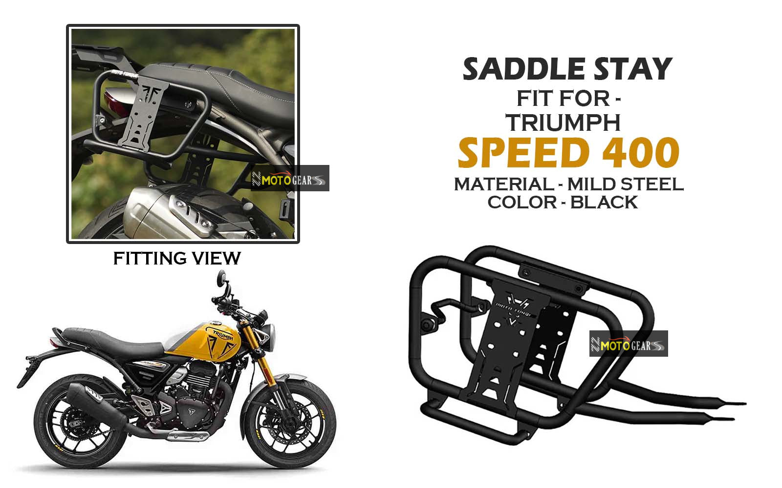 MOTO TORQUE SADDLE STAY FOR TRIUMPH SPEED 400