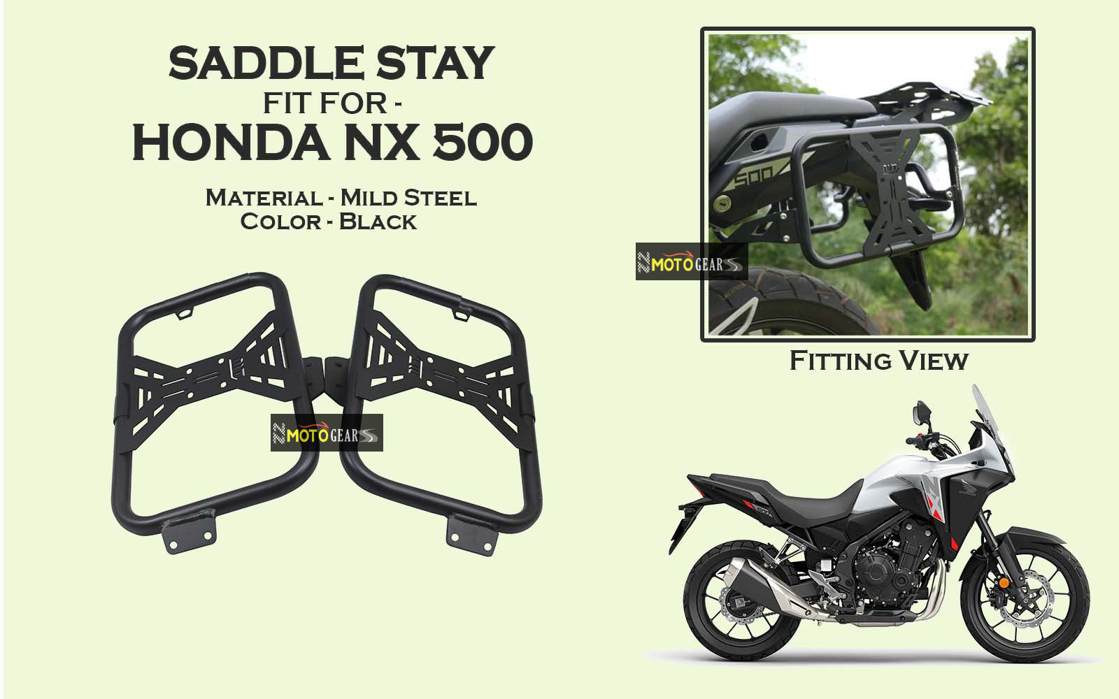 MOTO TORQUE SADDLE STAY FOR HONDA NX 500