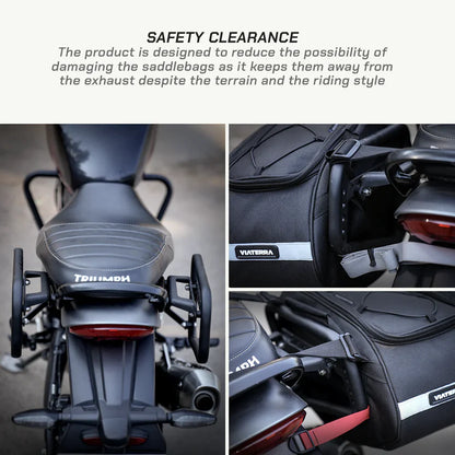 VIATERRA SADDLEBAG RACK TRIUMPH SPEED 400