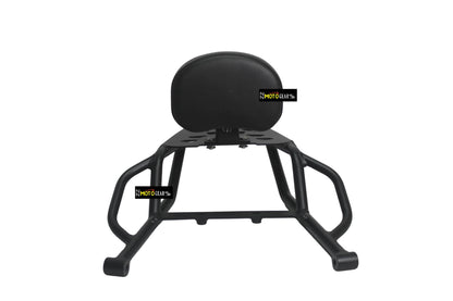 MOTO TORQUE BACK CARRIER WITH BACKREST PAD FOR ROYAL ENFIELD SCRAM 411