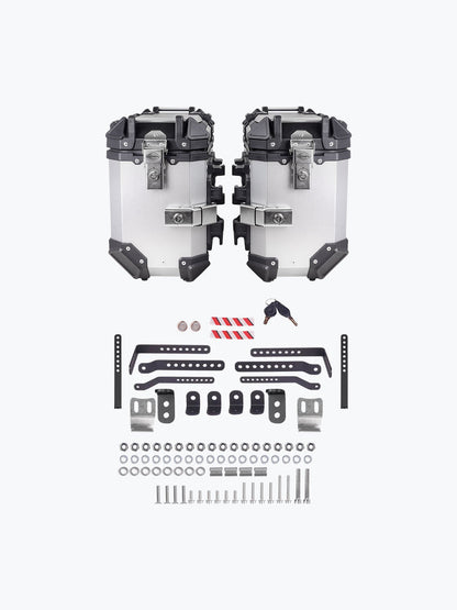 Legundary Fort Knox Series SB 36L Aluminium Silver For All Motorcycles