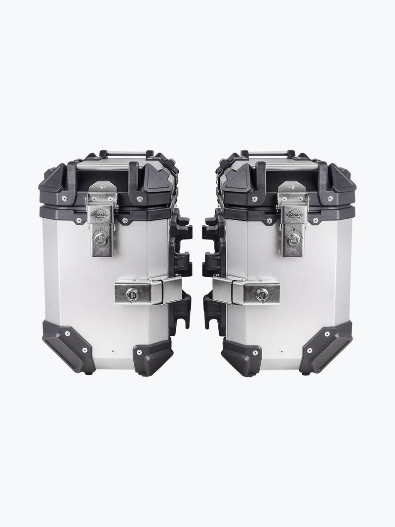 Legundary Fort Knox Series SB 36L Aluminium Silver For All Motorcycles