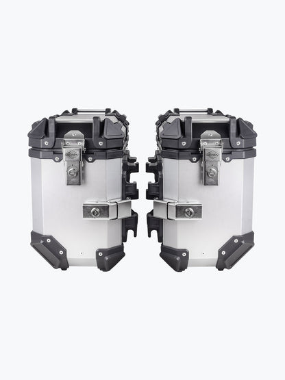 Legundary Fort Knox Series SB 36L Aluminium Silver For All Motorcycles