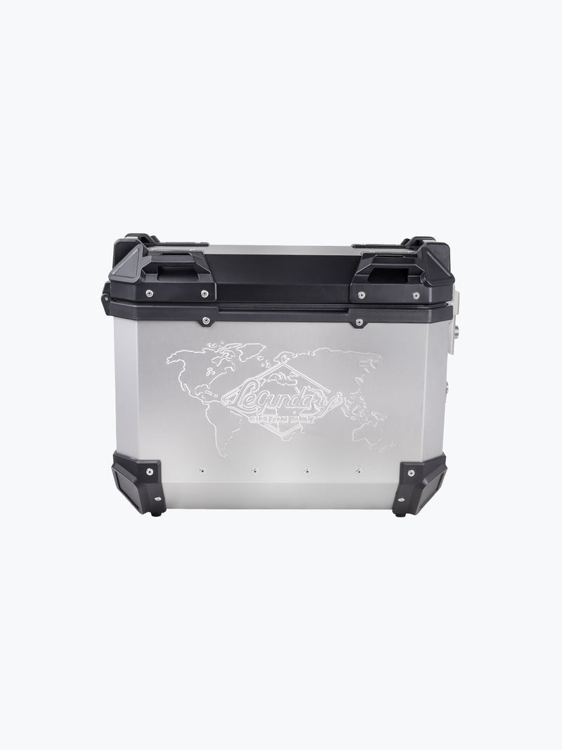 Legundary Fort Knox Series SB 36L Aluminium Silver For All Motorcycles
