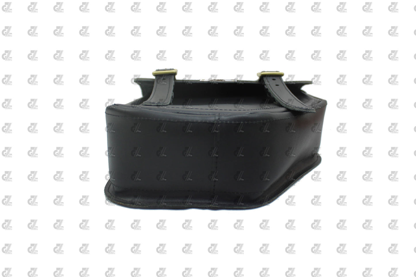 Leather Side Bag Black for Royal Enfield Old Classic & Bullet 350/500
