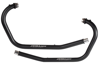 SILVER STALLION PERFORMANCE BEND PIPES BLACK (DUAL O2 SENSOR) FOR ROYAL ENFIELD SHOTGUN 650