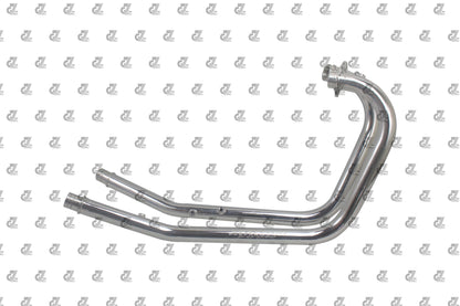 SILVER STALLION PERFORMANCE BEND PIPES SILVER FOR ROYAL ENFIELD INTERCEPTOR / GT 650