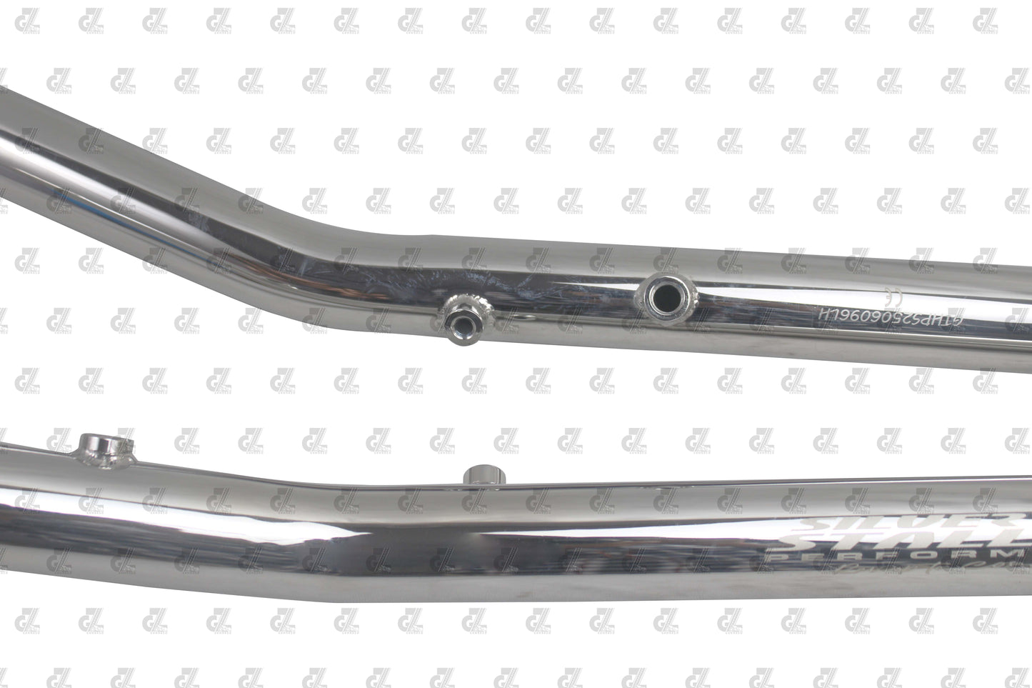 SILVER STALLION PERFORMANCE BEND PIPES SILVER FOR ROYAL ENFIELD INTERCEPTOR / GT 650