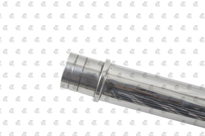 SILVER STALLION PERFORMANCE BEND PIPES SILVER FOR ROYAL ENFIELD INTERCEPTOR / GT 650
