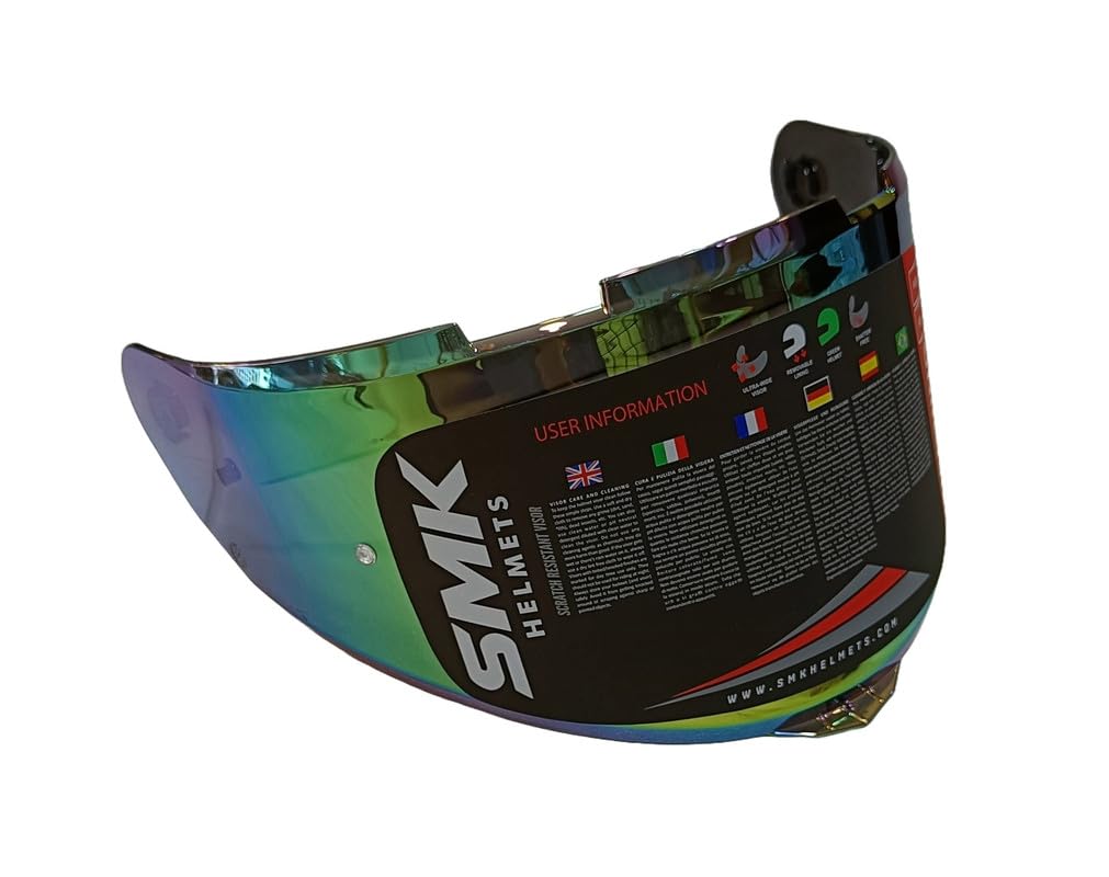SMK Helmets Typhoon Helmet Visor Color Rainbow
