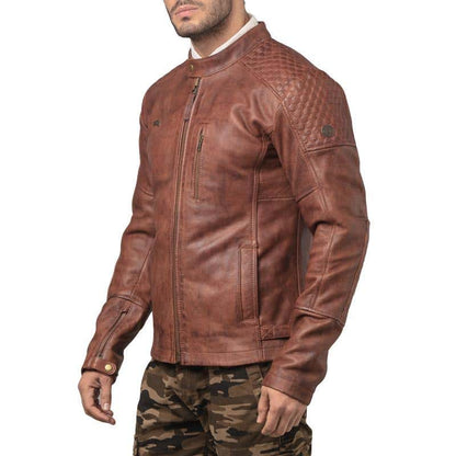 ROYAL ENFIELD SPIRIT MEN'S JACKET BROWN