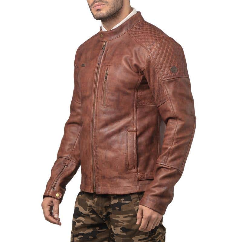 ROYAL ENFIELD SPIRIT MEN'S JACKET BROWN