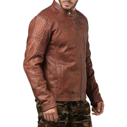 ROYAL ENFIELD SPIRIT MEN'S JACKET BROWN