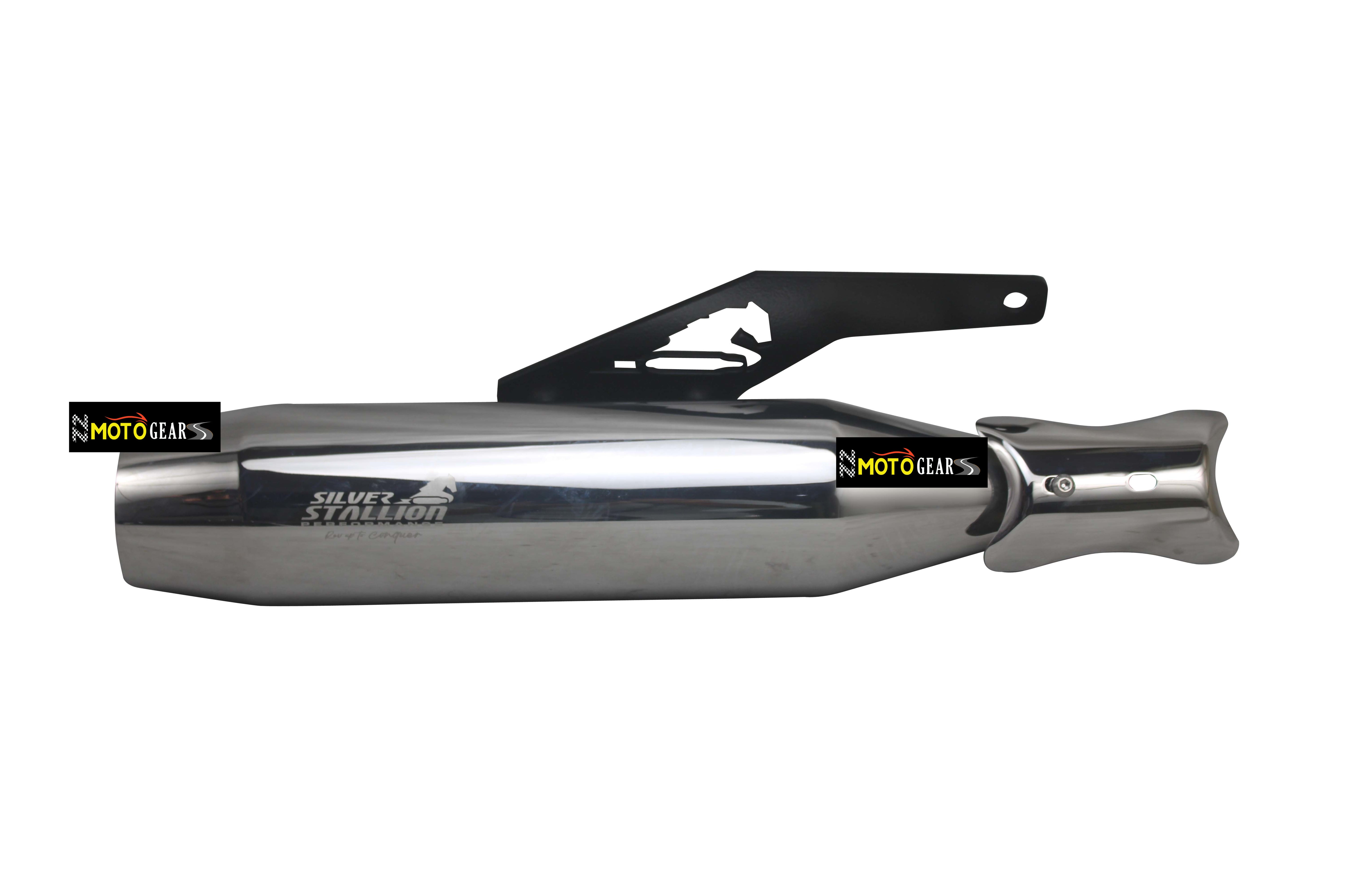 Silver Stallion Performance Silencer Exhaust Blaze Full System Silver For Triumph Speed 400