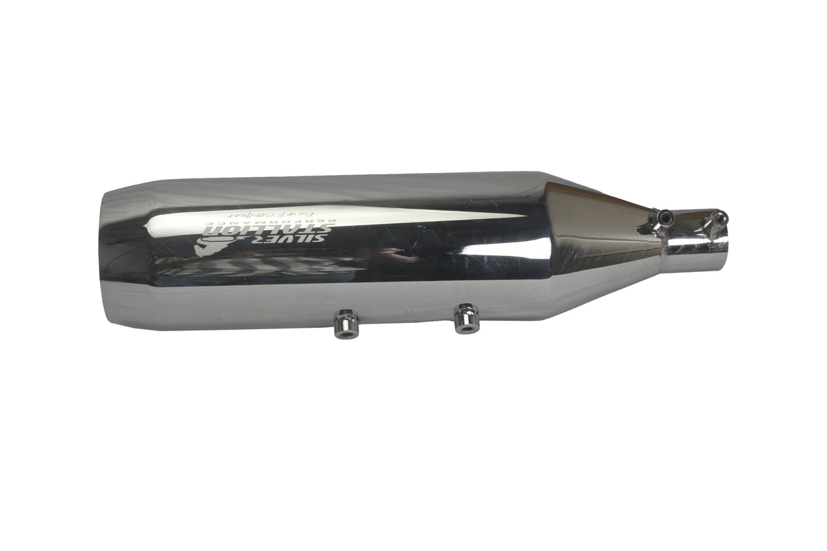 Silver Stallion Performance Silencer Exhaust Silver For Interceptor & Continental GT 650 Twins