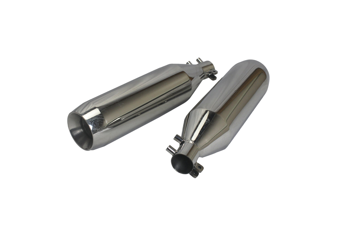 Silver Stallion Performance Silencer Exhaust Silver For Interceptor & Continental GT 650 Twins
