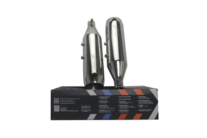 Silver Stallion Performance Silencer Exhaust Silver For Interceptor & Continental GT 650 Twins