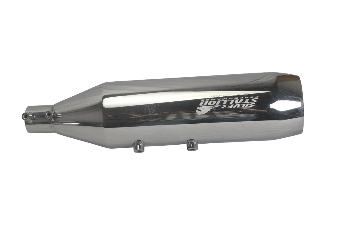 Silver Stallion Performance Silencer Exhaust Silver For Interceptor & Continental GT 650 Twins