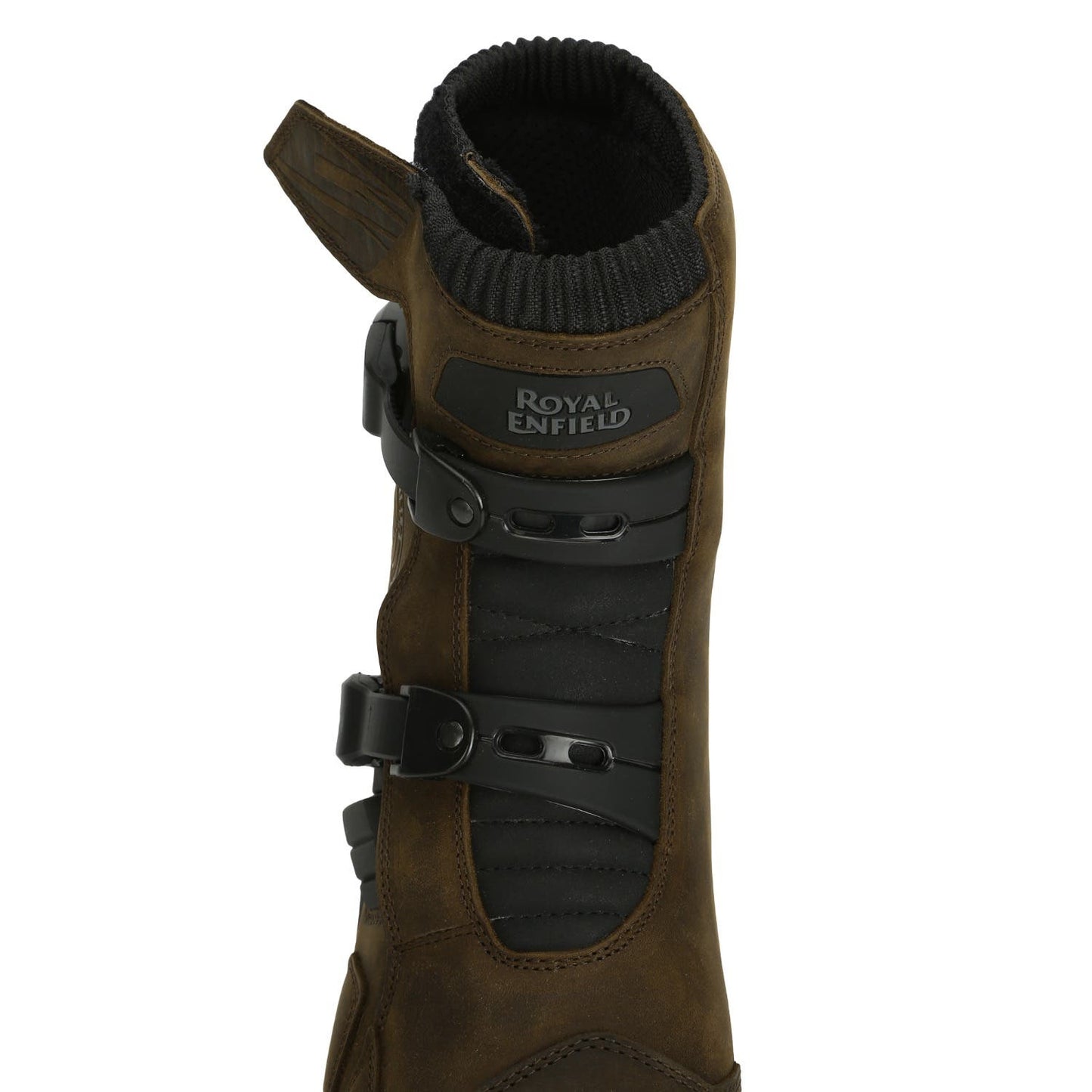 ROYAL ENFIELD STELVIO MID RISE WP RIDING BOOTS BROWN